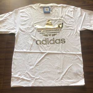 ADIDAS Originals Metallic Trefoil Tee NWT